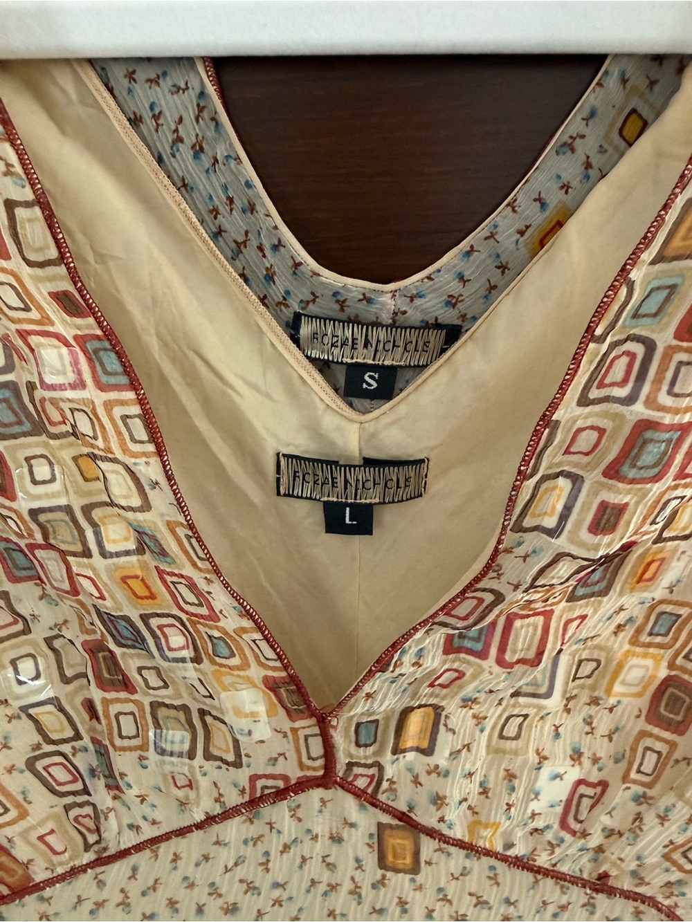 Silk Rozae Nichols Pattern Dress - Picture 4 of 10